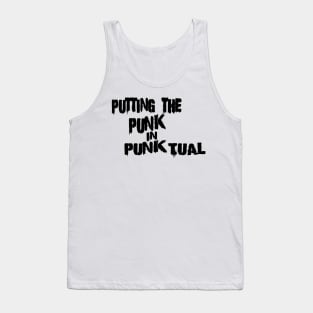 Putting the punk in punctual (v2) Tank Top